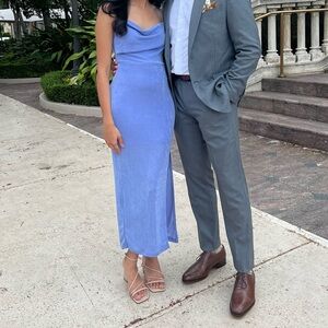 Hello Molly Sky Blue Midi Dress XS - Worn Once